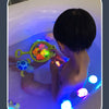 Glow-in-the-Dark Animal Bath Toy Set with Floating Net