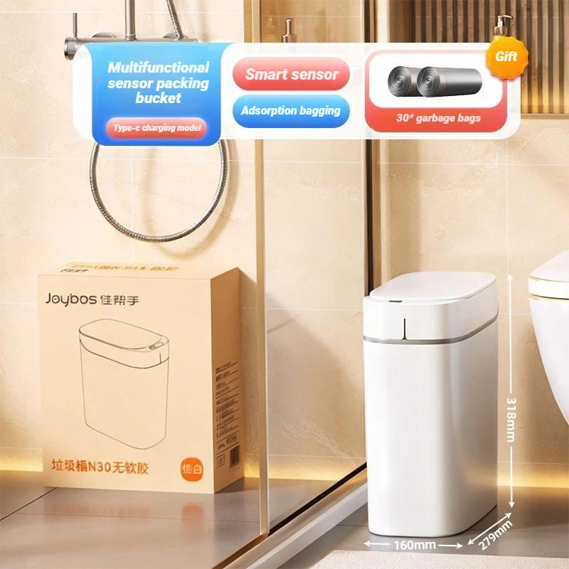 Automatic Sensor Trash Can with Adsorption Bag