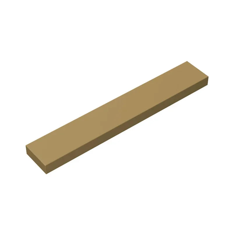 10-Piece 1x6 Building Brick Plates for Creative Construction Sets