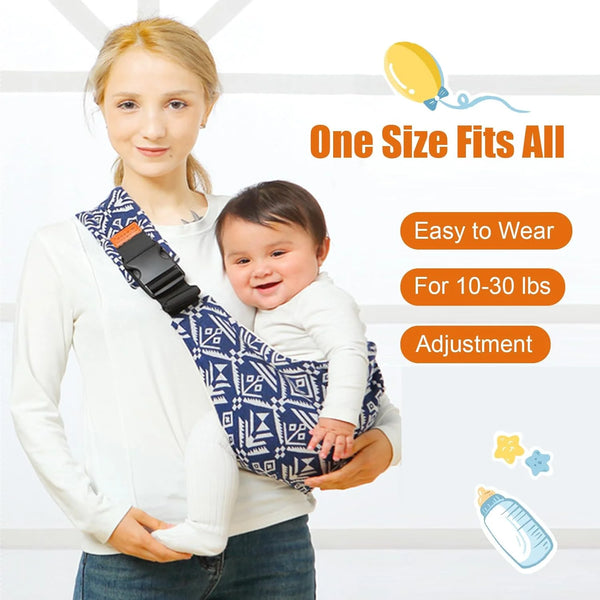 Adjustable Baby Sling Carrier for Newborns and Toddlers