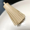 Faux Leather Tassel Fringe Craft Pendants (Set of 5)