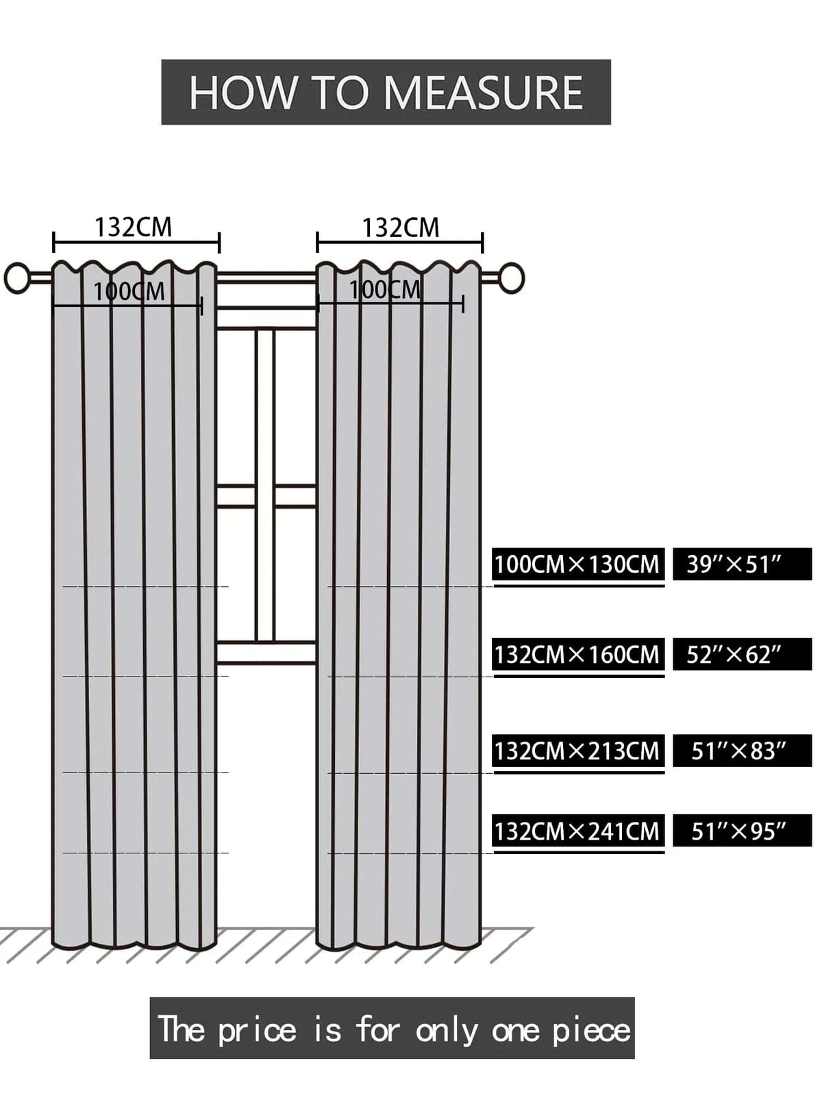 Beige Star Perforated Sheer Curtain with Blackout Lining