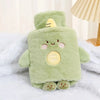 Adorable Plush Hot Water Bottle with Cozy Animal Cover