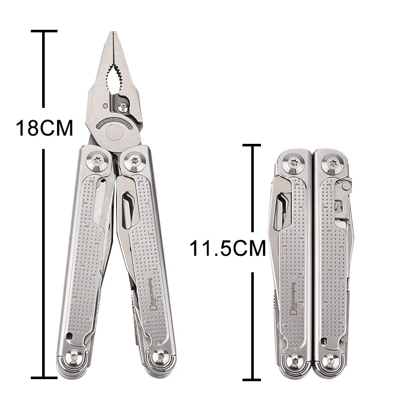 Folding Multi-Tool Pliers with 20-In-1 Functions