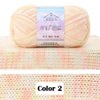 Combed Cotton Blend Gradient Yarn – 4-Ply, 50g Balls