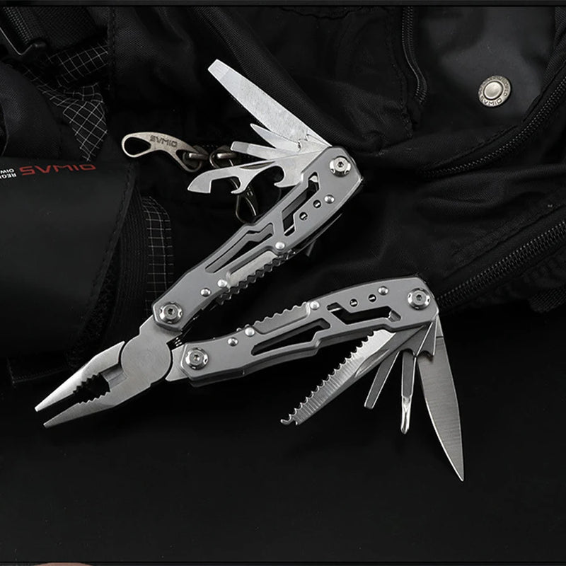 Stainless Steel Pocket Multitool with Pliers