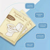 Pack of flushable seat covers for toilets, designed to be convenient and hygienic.