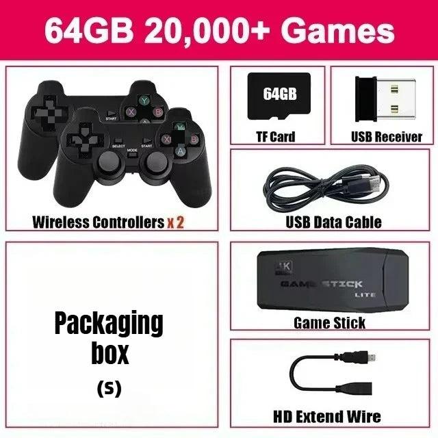 Retro Video Game Console with 20,000 Classic Games