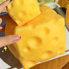 Extra Large Slow-Rise Cheese Squishy Fidget Toy