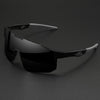 Oversized Wraparound Sports Sunglasses