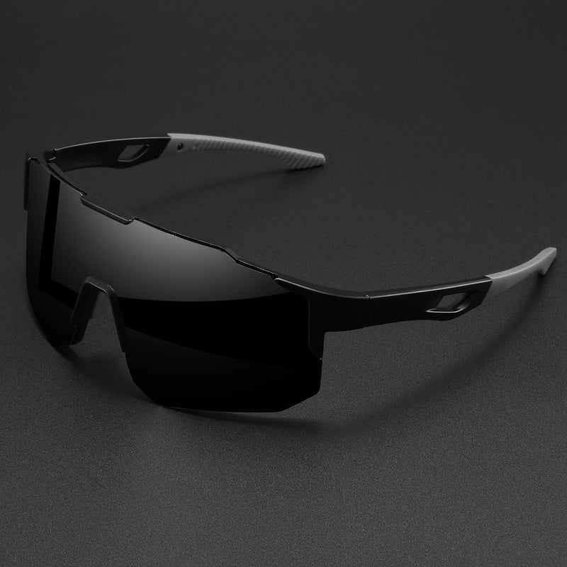Oversized Wraparound Sports Sunglasses