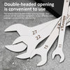 Ultra-Thin Dual-End Open Wrench for Tight Spaces