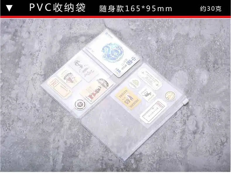 PVC Zipper Pouch for Traveler's Notebook