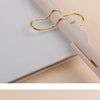Heart-Shaped Metal Pen Clips for Notebooks and Journals