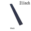 A black 2-inch silicone stove counter gap cover shown in a diagonal view.