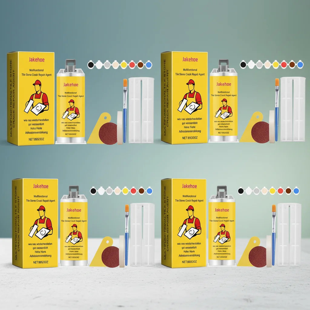 Tile & Stone Crack Repair Kit with Color Matching