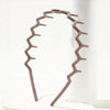 Anti-Slip Zickzack Wavy Headbands für Haare und Haut