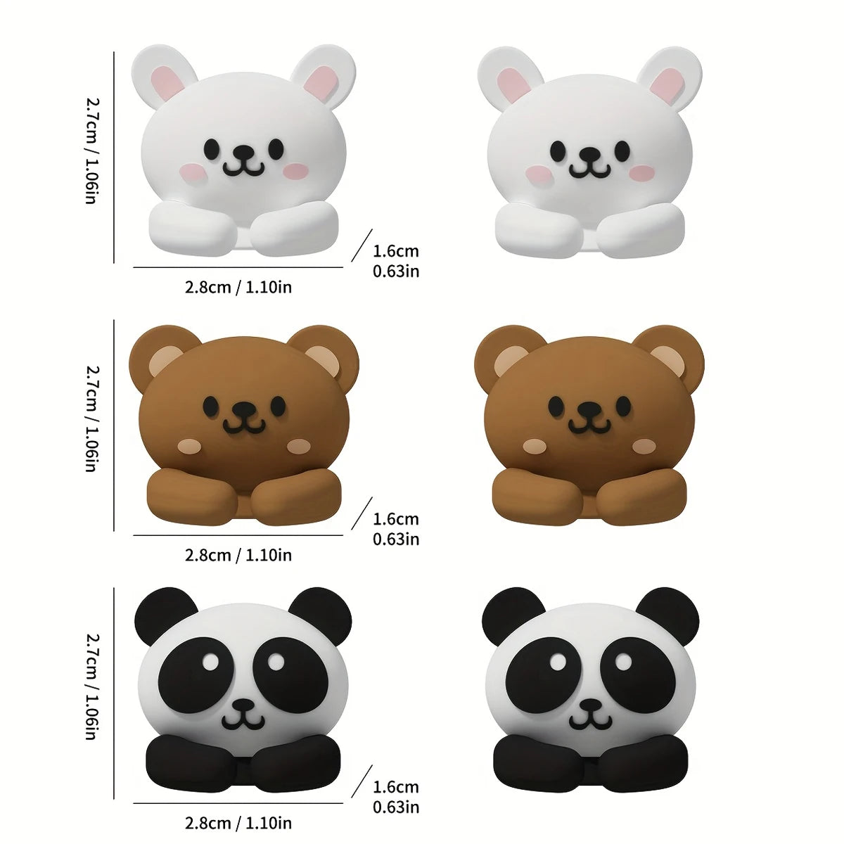 Adorable Cartoon Cable Organizer Clips