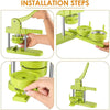DIY Pin Button Maker Machine Kit with 100 Button Parts and Circle Cutter