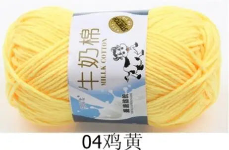 Milk Cotton Crochet Yarn – Soft, Durable Knitting Thread in 91 Colors