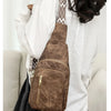 Elegant PU Leather Crossbody Sling Bag for Women