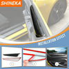 Installation effect showing a carbon fiber interior trim kit for a Chevrolet Camaro car door.