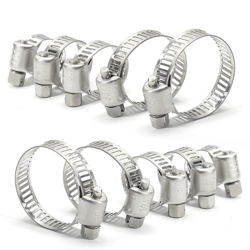 Stainless Steel Hose Clamp Assortment (6-29mm)