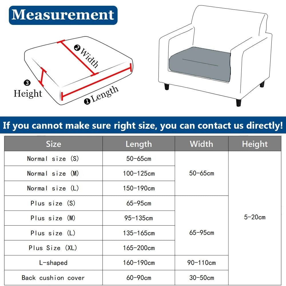 Jacquard Elastic Sofa Cover with Anti-Slip Grip