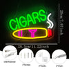 Cigar-Themed LED Neon Wall Sign