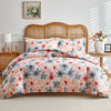 Vintage Floral Duvet Cover Set with Pillowcases