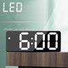 Modern LED Alarm Clock with Voice Control and Night Mode