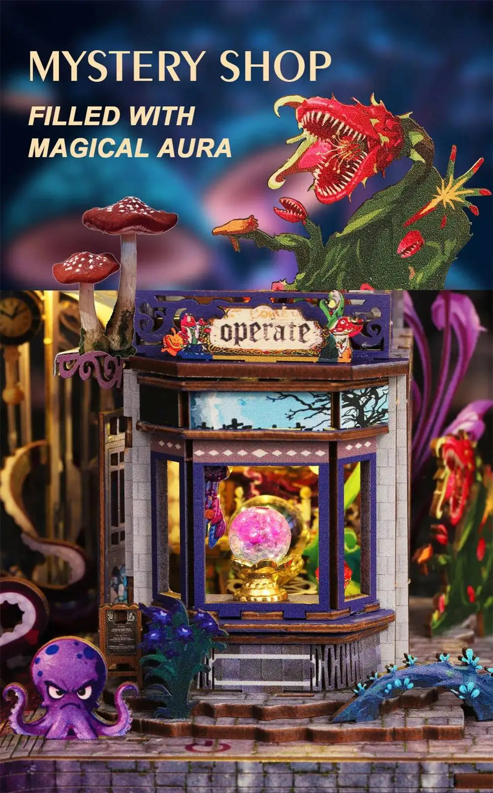 Wooden Miniature House Kit – The Gate of Secret Realm