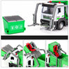 Diecast Garbage Collection Truck Model with Sound and Light
