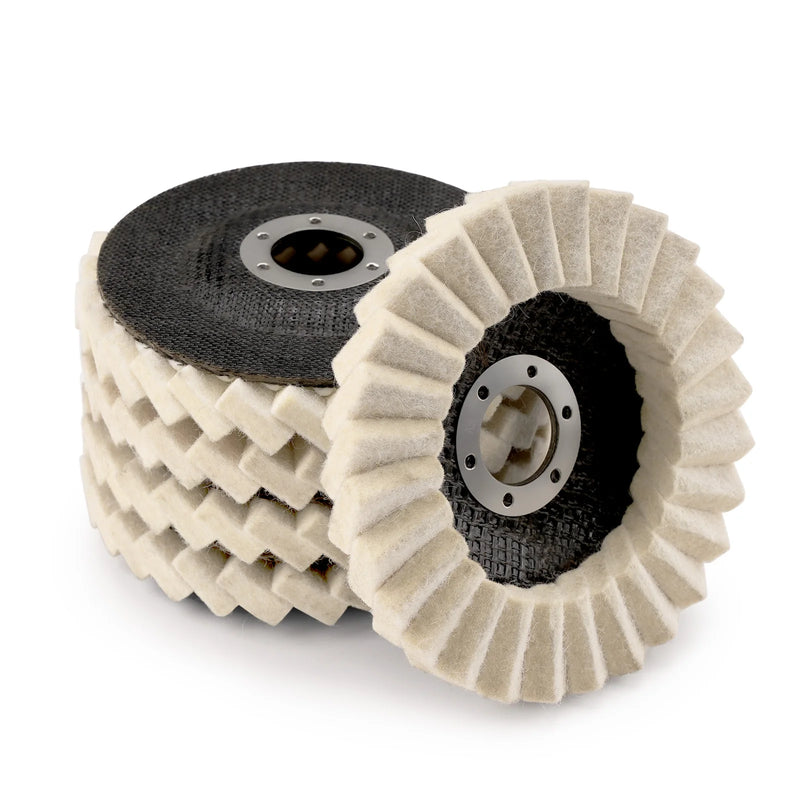 5-Inch Wool Felt Polishing Wheel