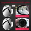 Silver upgraded waterproof HD glass blind spot mirror for car rearview