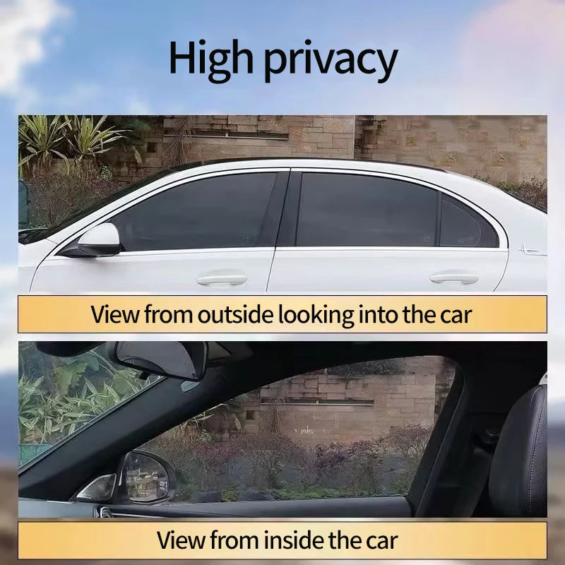 Car Window Tint Film – UV & Heat Protection with Privacy Finish