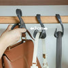 Space-Saving Closet Organizer Hooks for Bags, Hats & Scarves