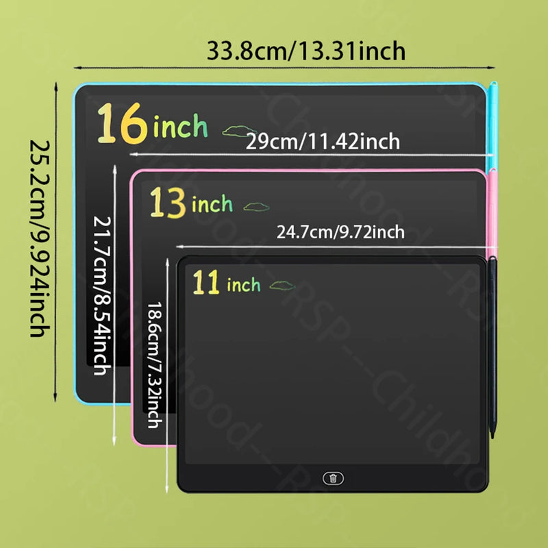 Kids LCD Writing Tablet with Stylus Pen