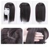 16-Inch Straight Hair Topper with Bangs