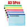 Clear Waterproof Zipper Document Organizer