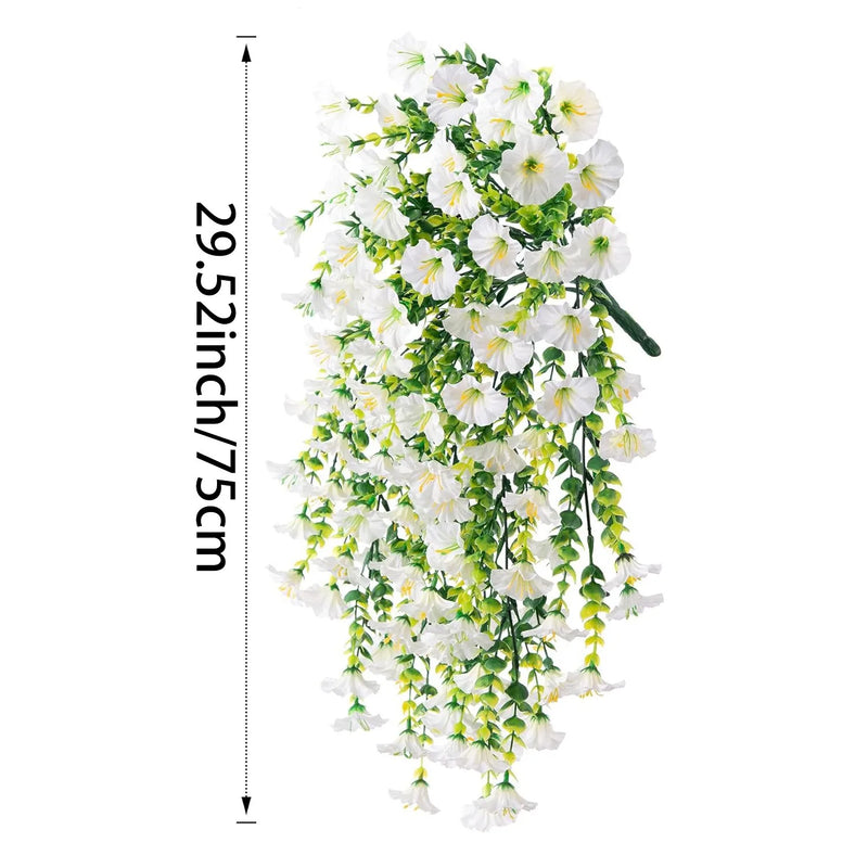 75cm Artificial Peony Garland - Hanging Silk Flower Decor