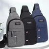 Men's Waterproof Canvas Waist Pack with Adjustable Strap