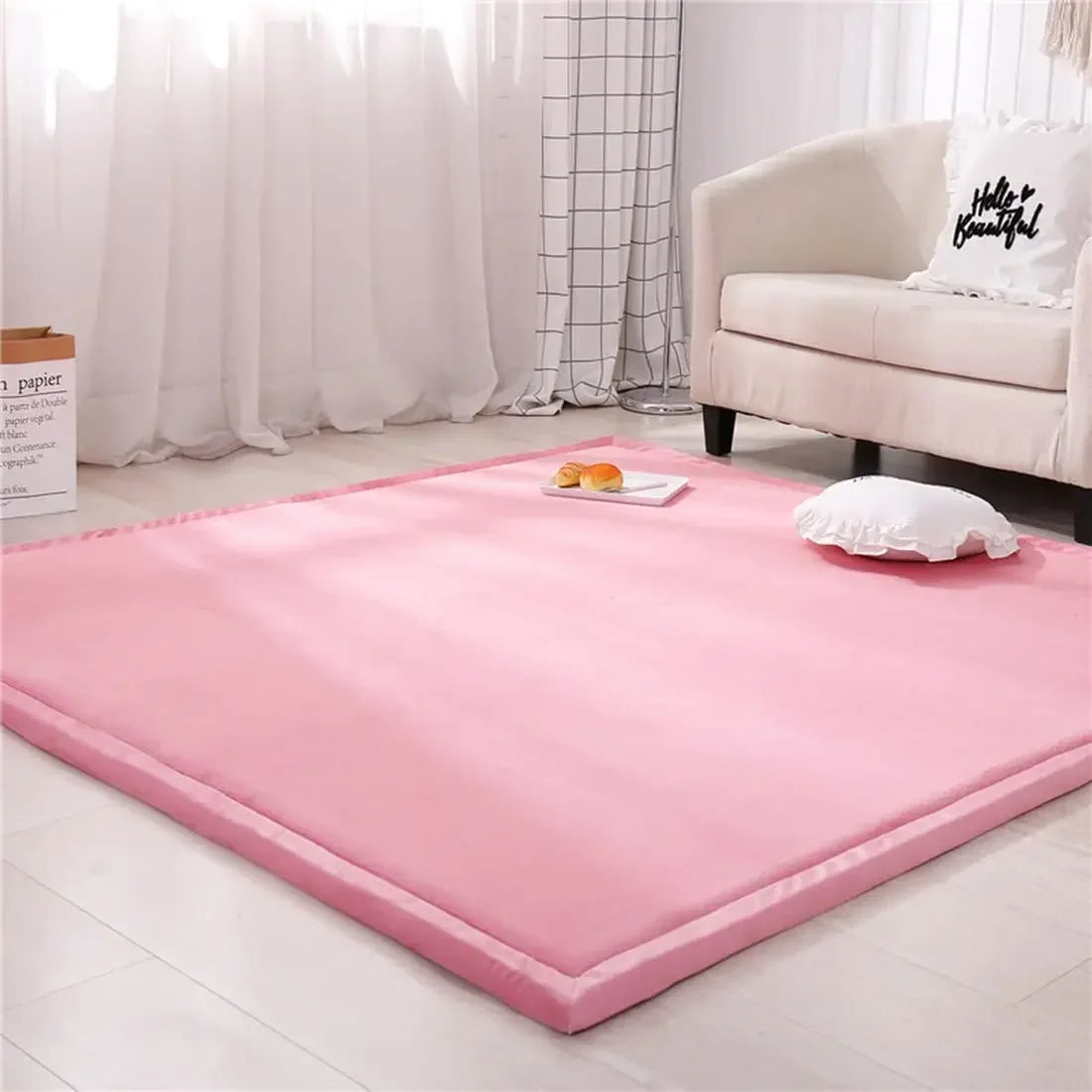 Ultra-Thick Cushioned Baby Play Mat with Modern Design