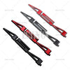 Three metal alloy emblem badges for Chevrolet Camaro and Cruze in red and black designs