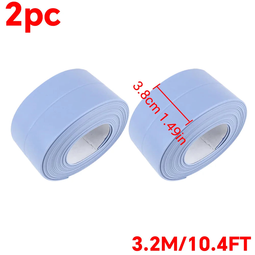 Self-Adhesive Waterproof Caulk Tape for Bathroom & Kitchen Sealing