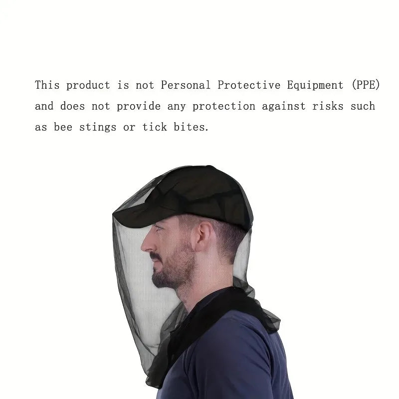 Extra Large Mosquito Net with Integrated Face Mask