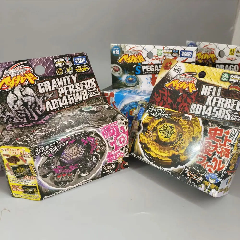 Takara Tomy Beyblade Burst Gravity Perseus (Destroyer) with Metal Fusion Parts