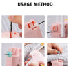 Pinless Fabric Snap Gun with Soft Silicone Base for Quilting & Hanging