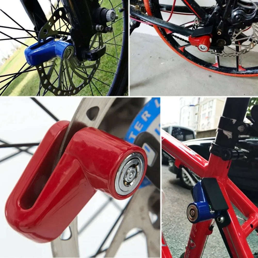 Heavy Duty Disc Brake Wheel Lock for Bicycles, Scooters, and Motorcycles