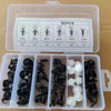 Universal Car Fastener Clip Assortment Kit – 50 Piece Push Retainer Set